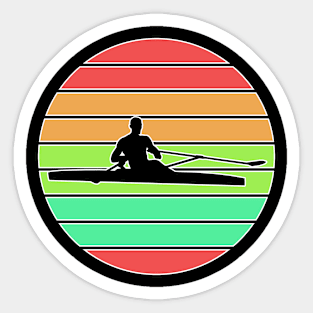 Rowing Sticker